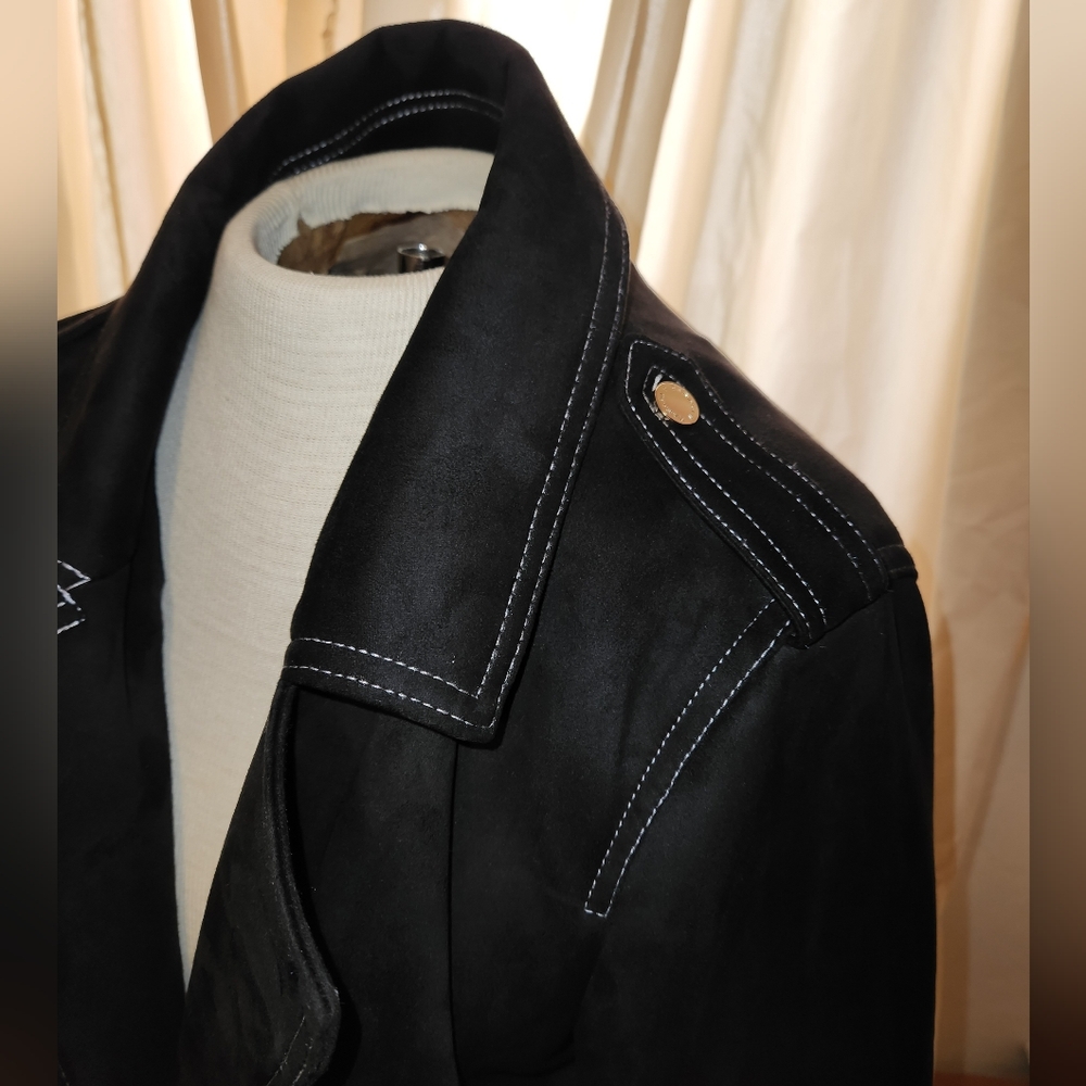 Tahari Faux leather Jacket